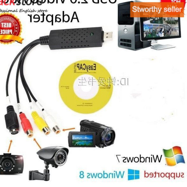 USB2.0 Video Audio to DVR VHS Capture Support Computer tv