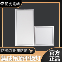 Integrated ceiling LED light 300x600 kitchen bathroom aisle aluminum gusset embedded ceiling light flat square light