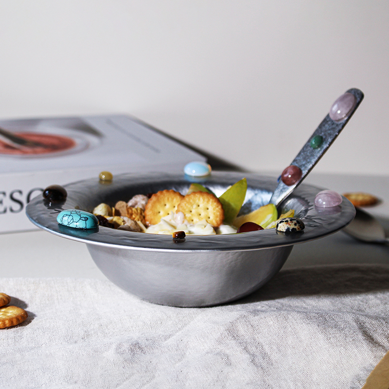 【Interstellar Roaming】Original Natural Stone Crystal Yogurt Bowl, High-Value Oatmeal Bowl, Beautiful Rice Bowl, Internet-Famous Photo-Ready Bowl 【Interstellar Roaming】Original Natural Stone Crystal Yogurt Bowl, High-Value Oatmeal Bowl, Beautiful Rice Bowl, Internet-Famous Photo-Ready Bowl