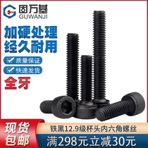 12 Grade 9 cup head hexagon screw Cylindrical full tooth high strength hexagon bolt M1 6M2M2 5M3M4