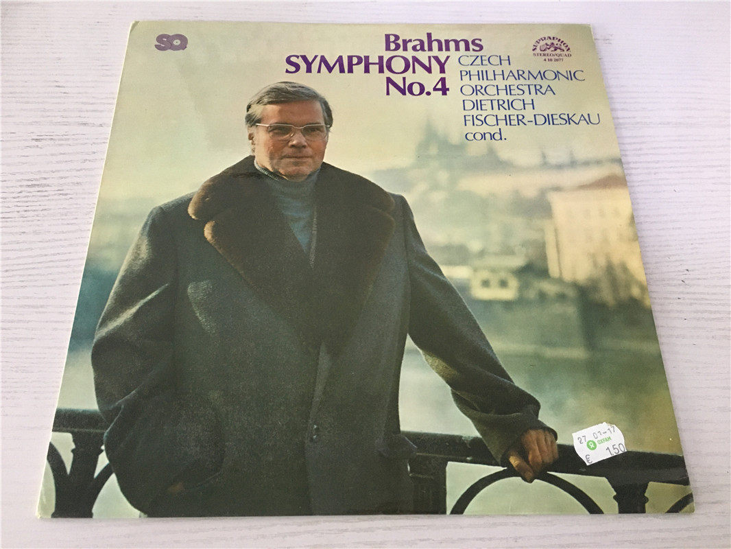 Симфония Брамса № 4 на виниловой пластинке Disko Изображение 1