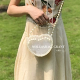 Ретро плетеная цепь из жемчуга в форме сердца, барсетка, браслет из бисера, набор материалов, сумка через плечо, «сделай сам»