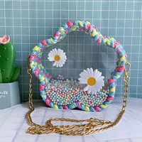 Floral New Oxygen Blue [пакет материалов + руководство] поставляется с цветными шариками + маленькими ромашками.