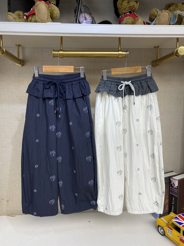 British Teddy Bear Bear Print Trousers 70% Cotton G6Sp05 (B01)