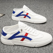 Ice silk large size canvas shoes summer shoes breathable mens shoes 45 white shoes 46 sneakers 47 casual shoes mens size 48 trendy