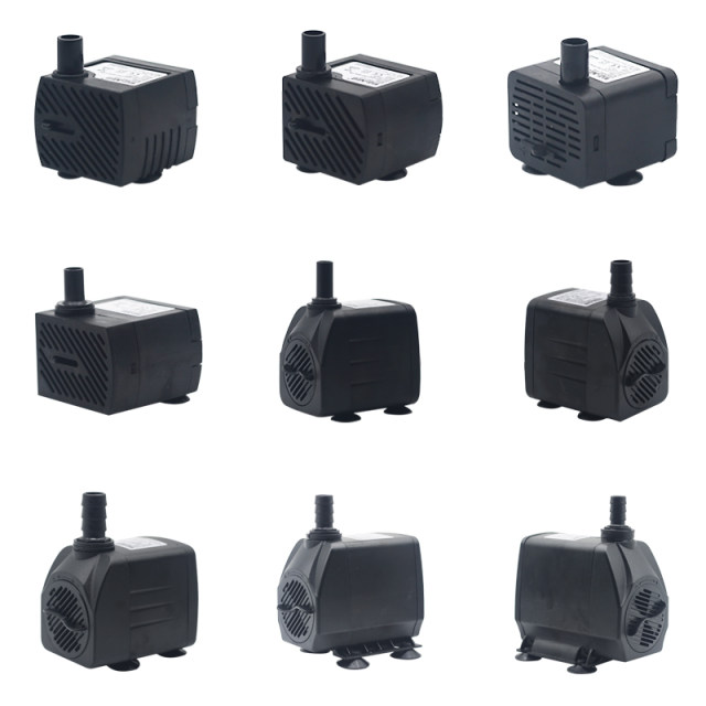 ປັ໊ມນ້ໍາຫີນ Shangshui bonsai rockery flowing water fountain fish tank micro small submersible pump ultra-quiet water circulation pump