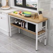 Kitchen table Cooking fried dishes for the rental room with table hearth shelves New Easy worktop removable for cutting vegetables