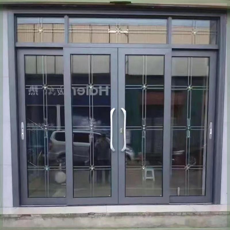 Heavy-Duty Sliding Door for Balcony and Living Room, Made of Titanium-Magnesium Aluminum Alloy with Tempered Glass, Suitable for Interior Use in Kitchen and Bedroom, Kitchen Partition Sliding Door Heavy-Duty Sliding Door for Balcony and Living Room, Made of Titanium-Magnesium Aluminum Alloy with Tempered Glass, Suitable for Interior Use in Kitchen and Bedroom, Kitchen Partition Sliding Door