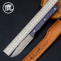 CUDEMAN ELEPHANT SIR OUTDOOR EQUIPPED CAMPING ROAST MEATS SMALL STRAIGHT KNIFE CAMPING HIGH HARDNESS PORTABLE ROAST MEAT TOOL