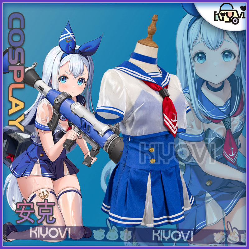全网首发!NIKKE胜利女神安克Cosplay女制服JK装+Anchor耳朵头饰测评|还原度爆表到官方都来点赞?🔥-Cosplay女装-淘宝好物网