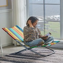 Office foldable small sleeping chair recliner folding lunch break single portable small nap rest chair home
