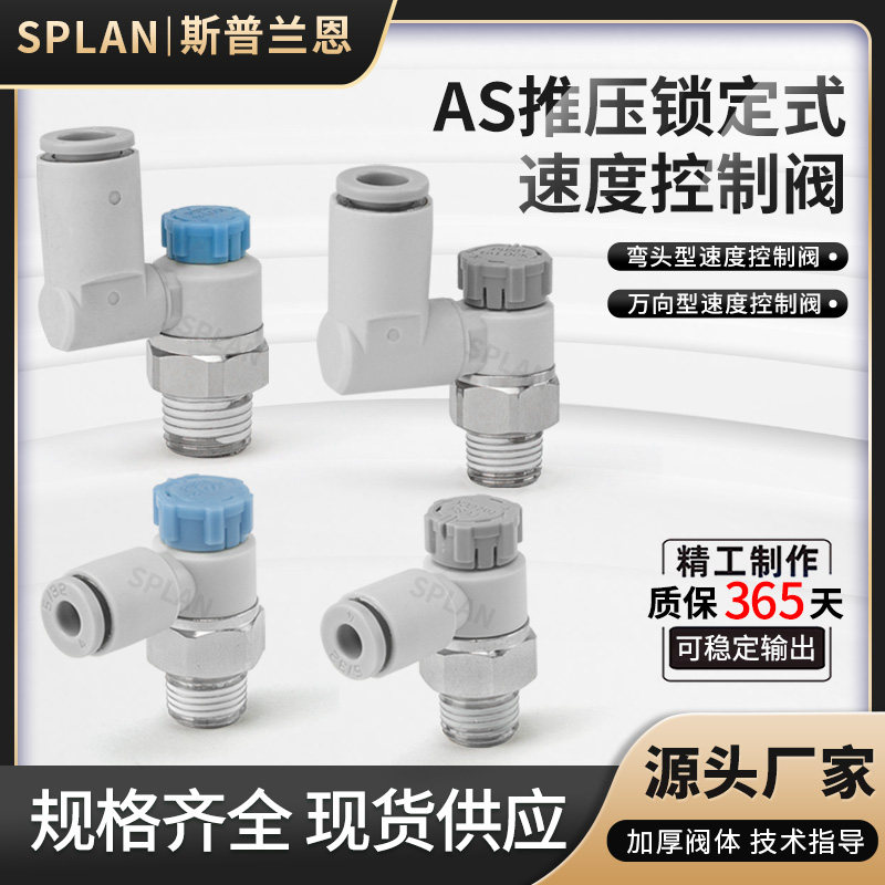 AS1201F/1211F/1301F/1311F推压锁定式万向型弯接头型速度控制阀