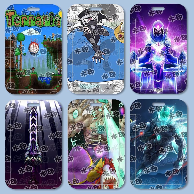 Terraria Card Holder Fan Merchandise Meal Card Student Campus Card School Id Card Bus Card Access Card Subway Card Water Card