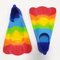 Snorkeling special footed webbed duck palm short children Silicone Frog Shoes Swim Diving Foot Webbing Child Freestyle Breaststroke Training