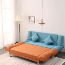 Sofa small apartment rental room foldable sofa bed dual-use bedroom simple sofa living room lazy economy