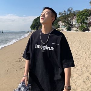 湛湛/夏季短袖t恤男2021新款字母印花