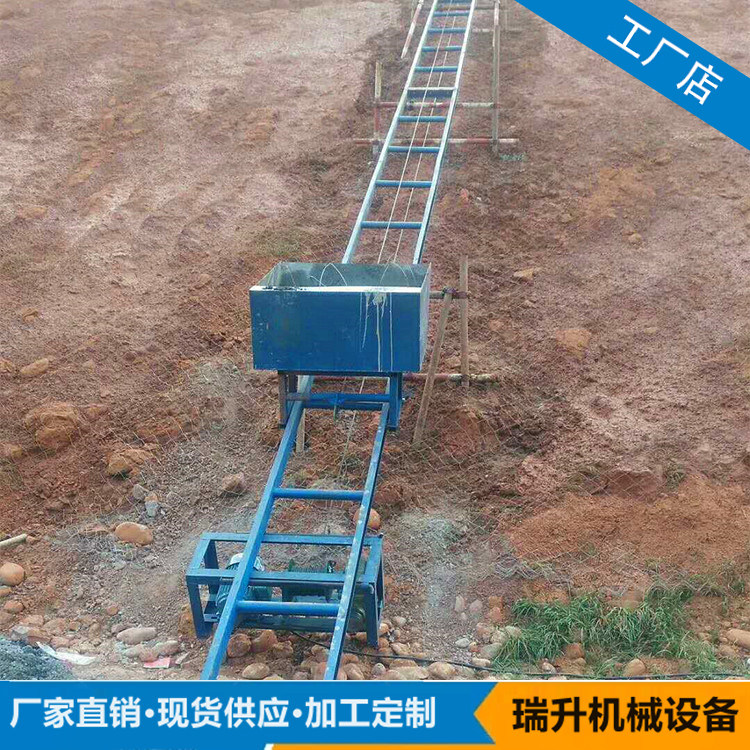 Engineering steep slope climbing automatic tipping bucket concrete transport elevator Construction machinery climbing tiger feeding machine