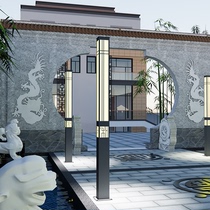 Courtyard Landscape Square Lamp 3m Outdoor Solar Lamp Post Park Community LED Post Lamp Square Chinese Street Lamp