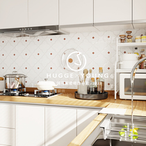 Guomajia French avocado green concave and convex surface bright Nordic flower patch bathroom kitchen wall tiles restaurant tiles