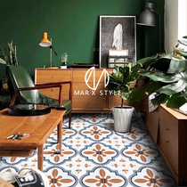 Guomajia Moroccan B&B small tiles kitchen balcony tiles Nordic retro bathroom wall and floor tiles 200