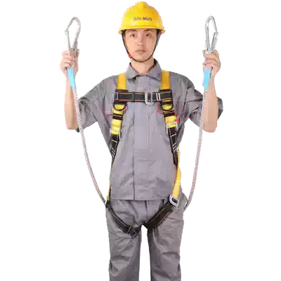 Golm full body seat belt high-altitude safety rope set Operation Anti-fall safety rope air conditioning installation and construction