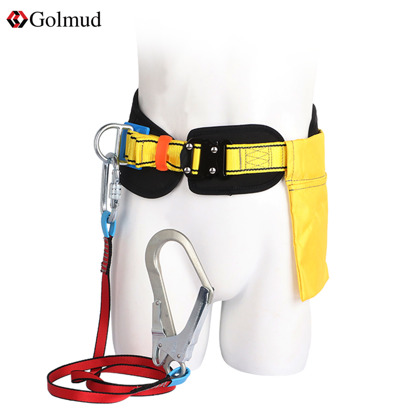 Goalm Speed Inserts Seat Belt Outdoor Anti-Fall Aloft Safety Rope Safety Rope Electrician Belt GM568
