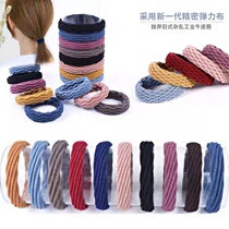 Internet celebrity high-elastic hair rope for women thick and seamless hair ties hair nets adult hair tying holsters rubber bands simple headbands