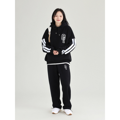 taobao agent DESSUU Demi-season sports suit, warm sweatshirt, underwear, set