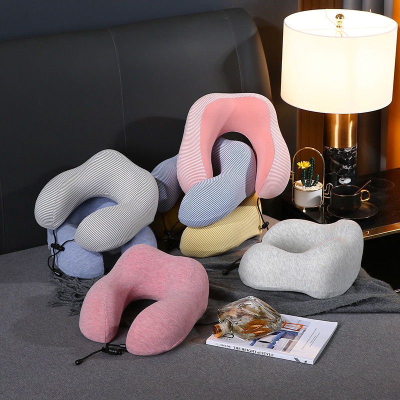 U-shaped latex pillow cervical vertebra neck pillow neck pillow office travel car plane sleep nap artifact