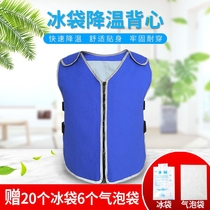 Ice Pack Cooling Vest Summer Outdoor Cooling Artifact Ice Vest Heatproof Clothes Air Conditioning Vest Cooling Vest