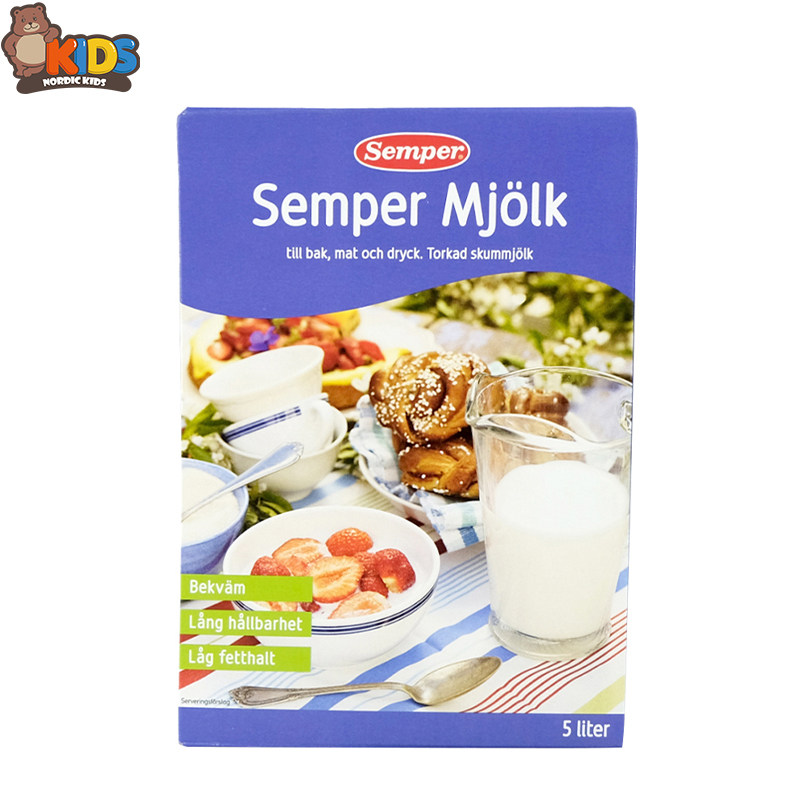 Import Semper Senbao Adult Children Students Pregnant Women Skim No Sugar High Calcium Milk Powder 480g Nutrition Mom-Taobao