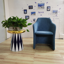 Nordic Casual Leaning Back Chair Light Lavish Dining Chair GRP Sales Office Creative Designer Minima Single Talk Chair