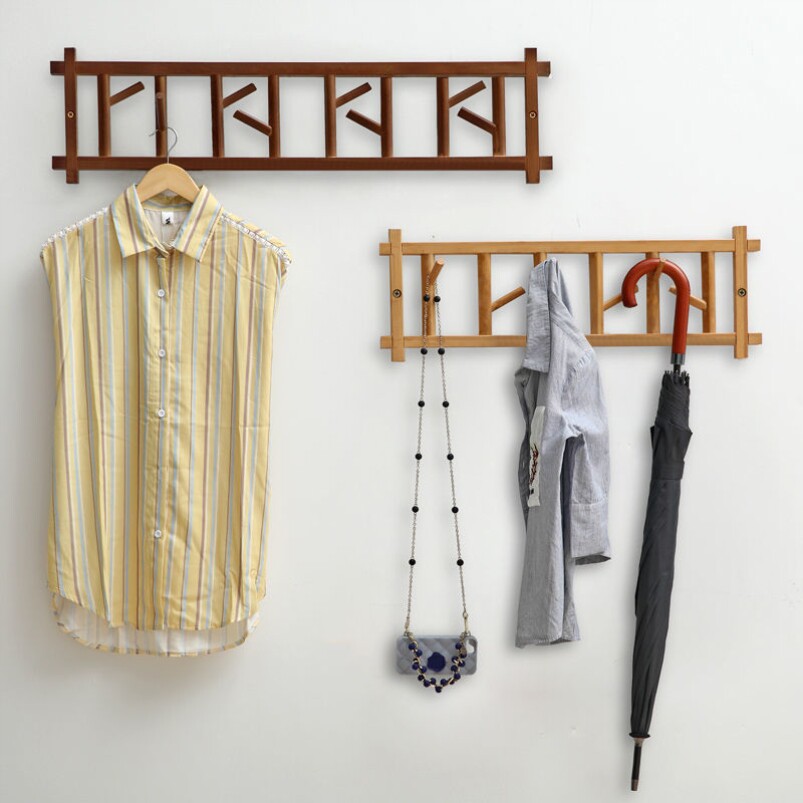 Clothes hanger wall-mounted cloakroom Easy wall bedroom Xuanguan Contained Clothing Bag Room Object Hook Multifunction