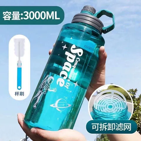 Вместительный и большой портативный пластиковый космический чайник, защита при падении