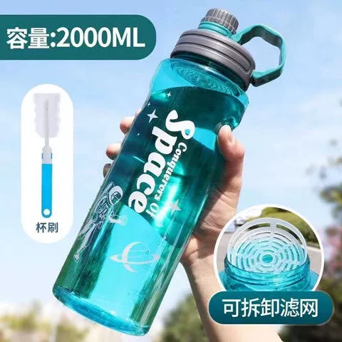 Вместительный и большой портативный пластиковый космический чайник, защита при падении