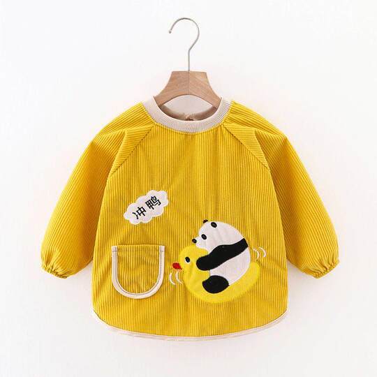 Neuer Babykittel, wasserdichter Umkehrverband für Kinder, Baby-Lätzchen, schmutzabweisende Schutzkleidung, Malschürze für Kinder mittleren Alters und älter