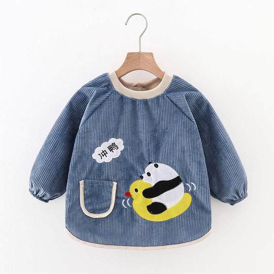 Neuer Babykittel, wasserdichter Umkehrverband für Kinder, Baby-Lätzchen, schmutzabweisende Schutzkleidung, Malschürze für Kinder mittleren Alters und älter