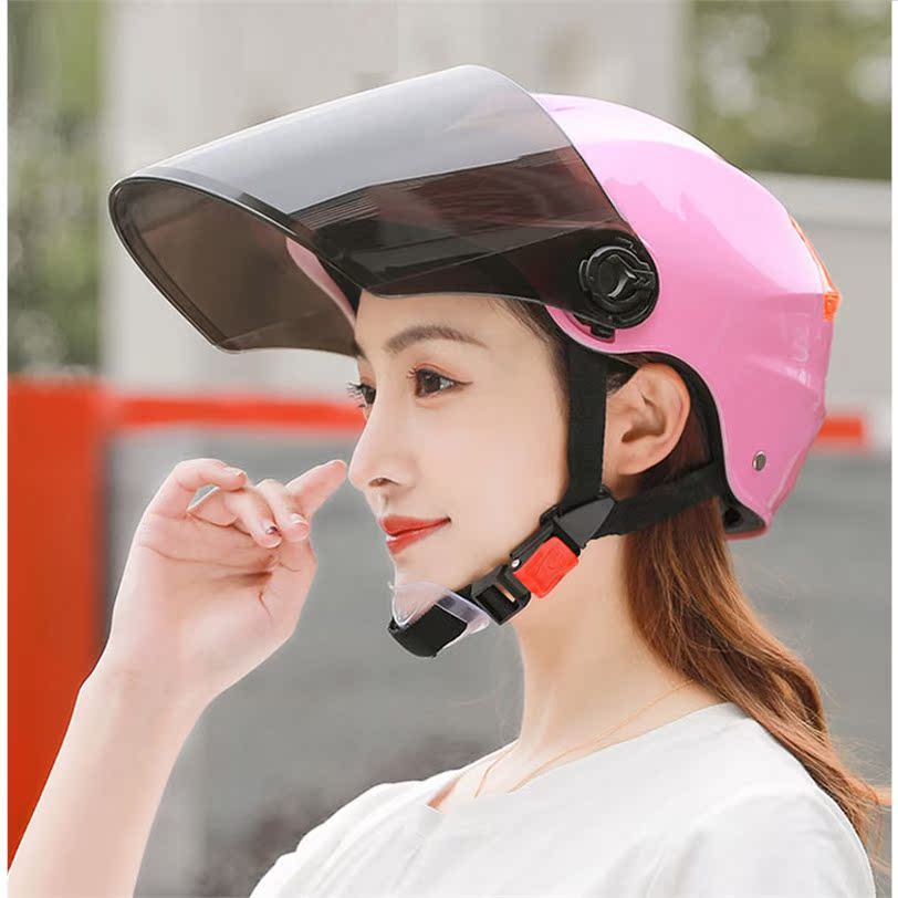 Strictly Elective Electric Car Safety Helmet Male And Female Sun Protection Summer Season Universal Safety Helmet Electric Car Breathable Anti-UV Light