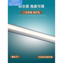 Op mirror headlight led bathroom waterproof steam bathroom secondary punch-free rotating makeup dressing mirror cabinet special