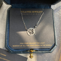 2021 New sterling silver choker does not fade girlfriends birthday gifts planet necklace female light luxury niche