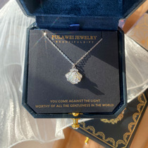 Fritillaria shell necklace light luxury niche design sense 2021 New sterling silver choker send girlfriend birthday gift