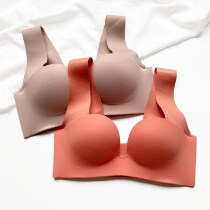 No steel ring No marks Little Chest Flat Breast special Polymers lingerie collection Breast Upper to adjust bra No empty Cup chest cushion