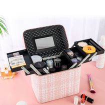 Cosmetics containing box to go out conveniently carrying a minimalist fashion makeup bag Hand Cosmetic Travel Containing bag