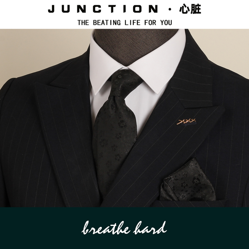 High-End Dark Black Tie for Men's Business Formal Wear 8cm Hand-Tied Professional Suit British High-End Accessories Gift Box High-End Dark Black Tie for Men's Business Formal Wear 8cm Hand-Tied Professional Suit British High-End Accessories Gift Box
