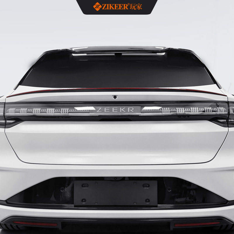 ZIKEER アップデート版 2026 JiKrypton 001 ドライカーボンリアウイング改造、ダックテールスポイラー、パープルカーボン純正カーボンファイバー改造