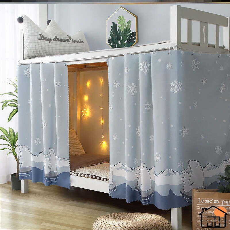 High and low bed dorm room to bed staff curtain cloth bed curtain bed curtain bed to block male university bedroom curtain