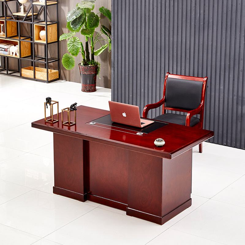 Hanguo desk computer desk boss desk with lock modern minimalist home desk desk