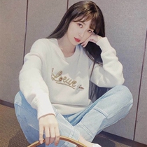 French Maje2021 spring money book Xin with the same goat sweater pure color 100 hitch hooded sweatshirt blouse