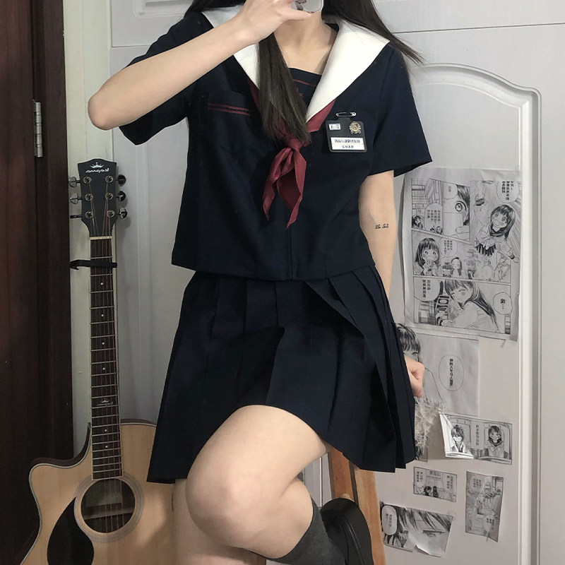 柠檬挞水玉夏服日系校供水手服套装：2025年最潮学院风选择？