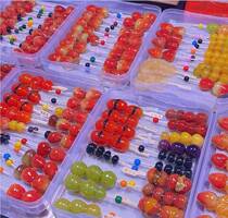 Small string of ice sugar hoist shows box of box of glutinous rice fruit box dedicated collection box transparent box tool